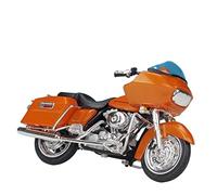 flrian Compatible with Harley 2002 FLTR Road Glide，1952 K Model， Motorcycle Model Mini Bicycle Miniature Sculpture Metal And Plastic Die-casting Parts Simulation Car Gift(2002 FLTR Road Glide)
