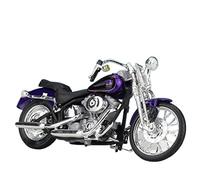 flrian Compatible with Harley 2002 FXSTB Night Train, 1997 FXDWG Dyna Wide Glide, 1:18 Motorcycle Model Series Mini Retro Vehicle Ornament Gift Decoration(FXSTS SPRINGER SOFTA)