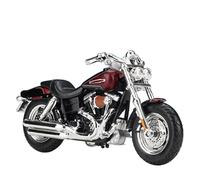 flrian Compatible with Harley 2009 FXDFSE CVO Fat Bob, 2015 Street 750, 1:18 Motorcycle Die-casting Model Simulated Vehicle Replica Decoration Gift Hobby Collection(2009 FXDFSE CVO)