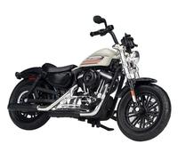 flrian Compatible with Harley 2018 Forty Eight Special, 2014 Sportster Iron 883, 1:18 Motorcycle Model Souvenir Collection Mini Bicycle Ornament Gift Vehicle Sculpture(48 red)