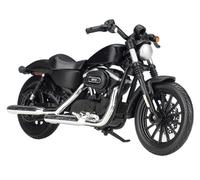 flrian Compatible with Harley 2018 Forty Eight Special, 2014 Sportster Iron 883, 1:18 Motorcycle Model Souvenir Collection Mini Bicycle Ornament Gift Vehicle Sculpture(883 black)