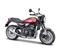 flrian Compatible with Kawasaki Z9000RS Cafe, ZX-10R, KX 450F, 1:12 Motorcycle Classic Model Die-cast Vehicle Replica Collectible Bike Model Gift Static Ornament Simulation Car(Red)