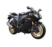 flrian Compatible with Kawasaki Z9000RS Cafe, ZX-10R, KX 450F, 1:12 Motorcycle Classic Model Die-cast Vehicle Replica Collectible Bike Model Gift Static Ornament Simulation Car(ZX-10R)