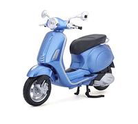 flrian Compatible with Vespa Primavera 150 1:12 Scooter Model Ornament Classic Motorcycle Replica Static Die Casting Collect Souvenirs Gift Multicolored(Blue)