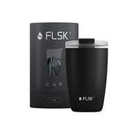 FLSK Thermo CUP • Stainless steel Coffee Mug to Go (350 ml) • Keeps hot & Cold for 3h - Reusable & Leak-Proof Thermo Mug for On the Go