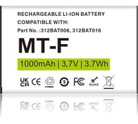 FLSTOR Battery for AVM Fritz!Fon MT-F, C5, C4, M2 - Rechargeable 1000 mAh Replacement Battery Compatible with Original AVM Fritz!Fon 312BAT006 / 312BAT016 / 312BAT006CS-FVM446CL (Pack of 1, Li-Ion)