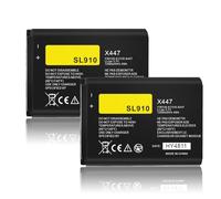 FLSTOR Pack of 2 Replacement Batteries 3.7 V 1200 mAh Li-Ion for Siemens Gigaset SL910 SL910A SL910H Phone Battery Compatible with Original V30145-K1310K-X447 V30145-K1310-X447 V30145-K1310K-X447-0