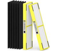 FLT4825 HEPA Replacement Filter B Compatible With Guardian Air Purifier AC4825 AC4300 AC4800 AC4900 AC4850, 2 Pack HEPA Filter B with 6 Carbon filters