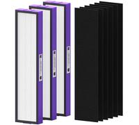 FLT5250PT HEPA Filter Compatible with Guardian Air Purifier Replacement Filter C, 3 HEPA with 6 Carbon Pre Filters for AC5250PT AC5000E AC5300B AC5350W AC5350B CDAP5500 and More