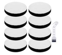 FLTARESA 8 Pack Airspeed Vacuum Filter Replacements for Eureka NEU100, Pre-Motor Air Speed Filter Compatible with Eureka NEU100 NEU10AE4 NEU102 NEU10AE5 Bagless Upright Vacuum Cleaner, Part # E0106