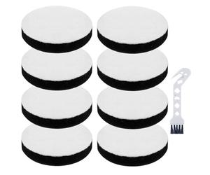 FLTARESA 8 Pack Airspeed Vacuum Filter Replacements for Eureka NEU100, Pre-Motor Air Speed Filter Compatible with Eureka NEU100 NEU10AE4 NEU102 NEU10AE5 Bagless Upright Vacuum Cleaner, Part # E0106