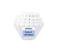 FLTR PUR - 1-2 Cup Coffee Filters - 100 COUNT - 155mm Filters Engineered Specifically for Manual & Automatic Pour Over Brewers, FSC Certified - Premium Material