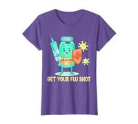 flu shot nurse medical assistant nursing flu cold season cna T-Shirt