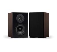 Fluance Elite High Definition 2-Way Bookshelf Surround Sound Speakers for 2-Channel Stereo Listening or Home Theater System - Natural Walnut/Pair (SX6W)
