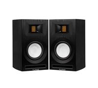 Fluance Ri71 Reference Stereo Powered Bookshelf Speakers with High Performance AMT Tweeters, 5" Drivers, 120W Amplifier for Music, Turntable, TV, PC - HDMI, Bluetooth, RCA & Subwoofer Out (Black Ash)
