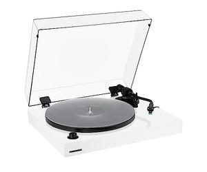 Fluance RT81+ Elite High Fidelity Vinyl Turntable Record Player, Audio Technica VM95E Cartridge, Anti-Resonant Platter, Acrylic Mat, Phono Preamp, Wood Plinth, Adjustable Isolation Feet - Piano White