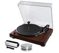 Fluance RT81 Elite High Fidelity Vinyl Turntable Record Player featuring Audio Technica AT95E, Belt Drive, Built-in Preamp with Record Weight and 3 in 1 Stylus and Record Cleaning Vinyl Accessory Kit