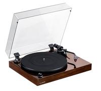 Fluance RT83 Reference High Fidelity Vinyl Turntable Record Player with Ortofon 2M Red Cartridge, Speed Control Motor, High Mass MDF Wood Plinth, Vibration Isolation Feet - Walnut