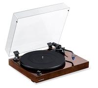 Fluance RT84 Reference High Fidelity Vinyl Turntable Record Player with Ortofon 2M Blue Cartridge, Speed Control Motor, High Mass MDF Wood Plinth, Vibration Isolation Feet - Walnut