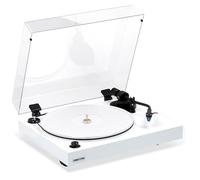 Fluance RT85 Reference High Fidelity Vinyl Turntable Record Player with Ortofon 2M Blue Cartridge, Acrylic Platter, Speed Control Motor High Mass MDF Wood Plinth Vibration Isolation Feet - Piano White