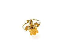 Fluctuation Plan Rustless Hoop with Cheloniidae Case Polyp Engraving Excellent for Casual Otherwise Formal Outfits Plaited Texture Jewelry