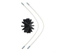 Flue and Chimney Cleaning Tool Set with Two Rods for Comprehensive Lint Removal