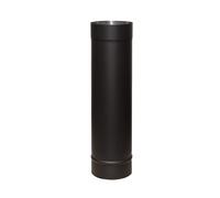 Flue Pipe 500mm Straight for 5" inch (125mm) RoyalFire Black One Size