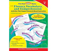 Fluency, Vocabulary, and Comprehension, Grade K: Activities That Support Research-Based Instruction (First-Rate Reading Basics)
