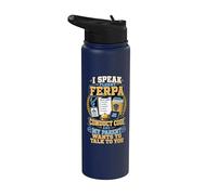 Fluent FERPA Conduct Code Parent Stainless Steel Insulated Water Bottle