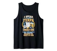 Fluent FERPA Conduct Code Parent Tank Top