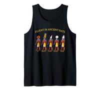 Fluent in Ancient Hats Funny Egyptian Mythology Tank Top
