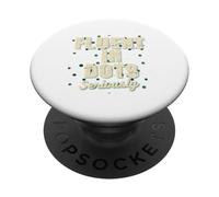 Fluent in Dots Seriously Braille Reader Humor Design TVI PopSockets Adhesive PopGrip