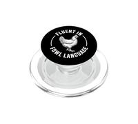 Fluent In Fowl Language Fun Saying Sarcastic Novelty Chicken PopSockets PopGrip for MagSafe