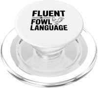Fluent in Fowl Language Funny Bird Lover PopSockets PopGrip for MagSafe