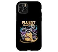 Fluent In Japanese Raccoon Kimono Funny Design Case for iPhone 11 Pro
