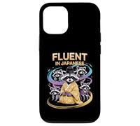 Fluent In Japanese Raccoon Kimono Funny Design Case for iPhone 12/12 Pro