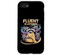 Fluent In Japanese Raccoon Kimono Funny Design Case for iPhone SE (2020) / 7/8