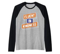 Fluent in Kindness Raglan Baseball Tee