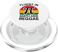 Fluent in Math and Reggae Funny Pi 3.14 Mathematics Geometry PopSockets PopGrip for MagSafe