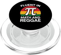 Fluent in Math and Reggae Funny Pi 3.14 Mathematics Geometry PopSockets PopGrip for MagSafe