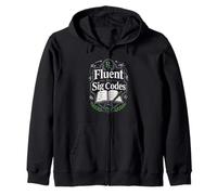 Fluent In Sig Codes Funny Pharmacist Pharmacy Tech Zip Hoodie