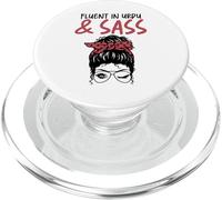 Fluent in Urdu and Sass for Women and Men PopSockets PopGrip for MagSafe