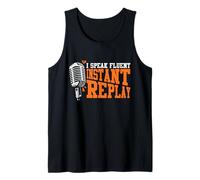 Fluent Instant Replay Microphone Design Tank Top