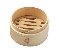 Flueyer Natural Bamboo Steamer Bar Holder Bamboo Shampoo Bar Holder Handmade Eco-Friendly Soap Candy Case Box for Bathroom Shower Kitchen Gift