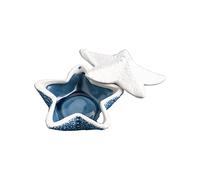 Flueyer Sea Shells Jwelry Holder, Ceramic Trinket Tray Ceramic Shell Bowl Jwelry Storage Candy Container for Nordic Room Home Party Decor