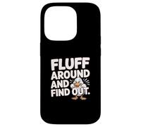 Fluff Around And Find Out Angry Duck Meme Case for iPhone 14 Pro