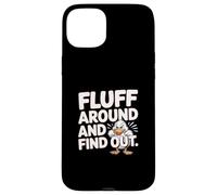 Fluff Around And Find Out Angry Duck Meme Case for iPhone 15 Plus