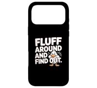 Fluff Around And Find Out Angry Duck Meme Case for iPhone 17 Pro Max