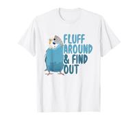 Fluff Around and Find Out Budgie Parakeet Humor T-Shirt