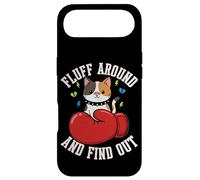 Fluff Around And Find Out - Funny Boxing Calico Cat Meme Case for iPhone Air